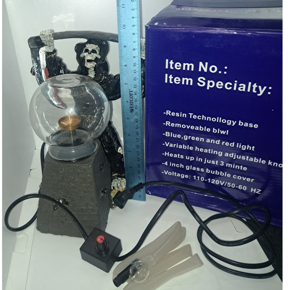 HALLOWEEN SALE! NIB-LG GOTHIC Dungeons & Dragons style Herbal Aromatherapy light - Picture 8 of 8